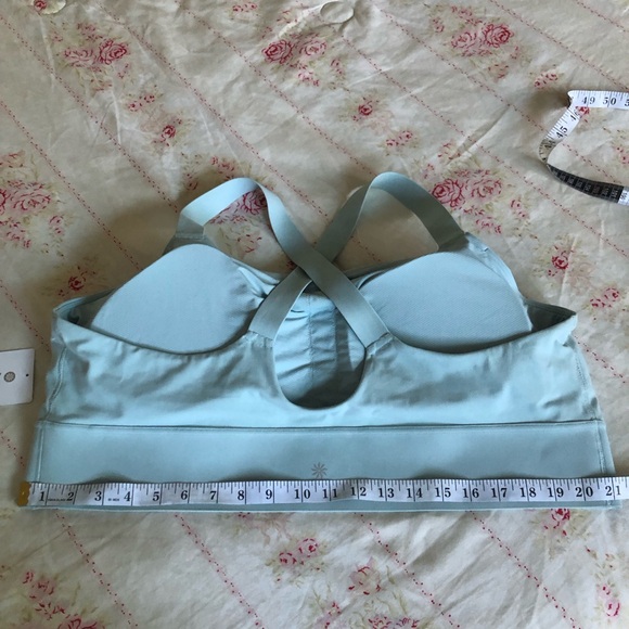 Athleta Warrior Longline Mint Green Sports Bra, Size 3X NWT - Picture 10 of 12